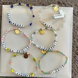 Little Words Project Colorful Beaded Bracelets Set (s/m)